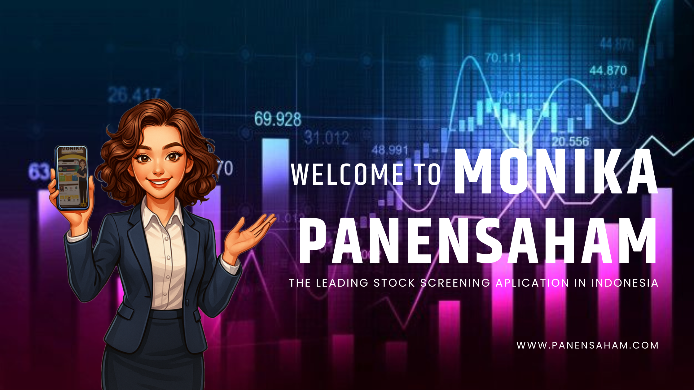 Monika PanenSAHAM - Main screenshot showing features and interface