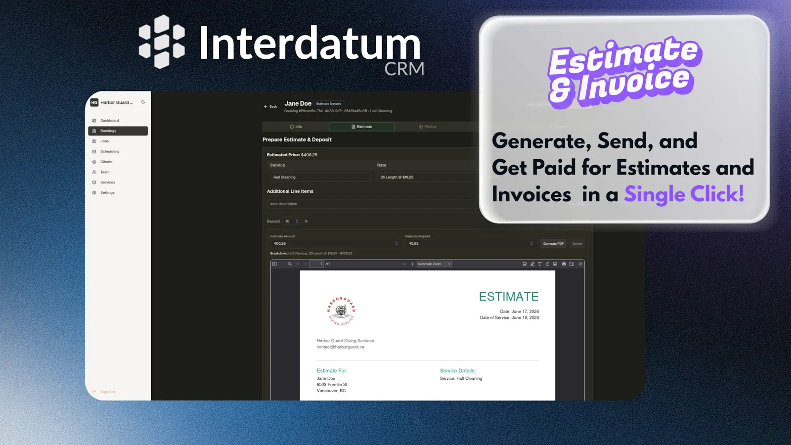 Interdatum CRM screenshot 3