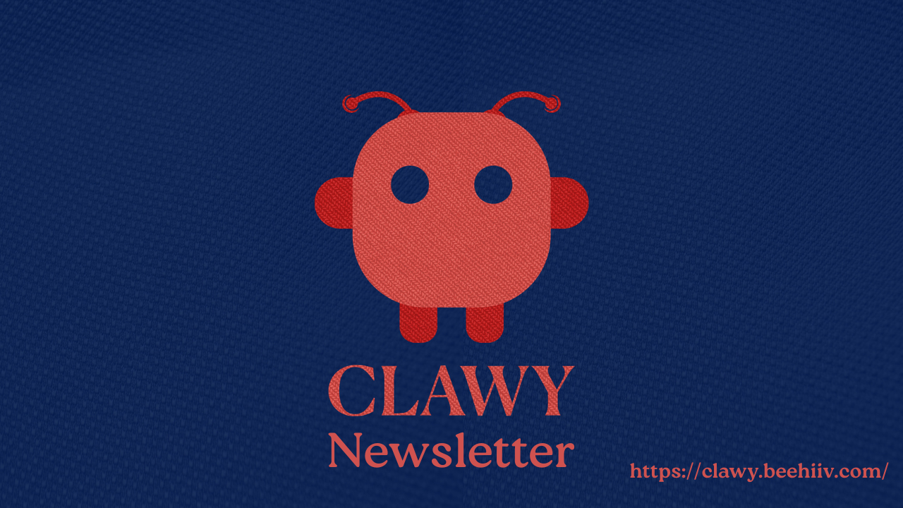 The Clawy Newsletter - Main product screenshot demonstrating key features and user interface