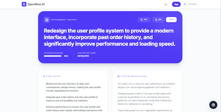 SpecWise AI gallery image