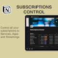 Subscriptions Control