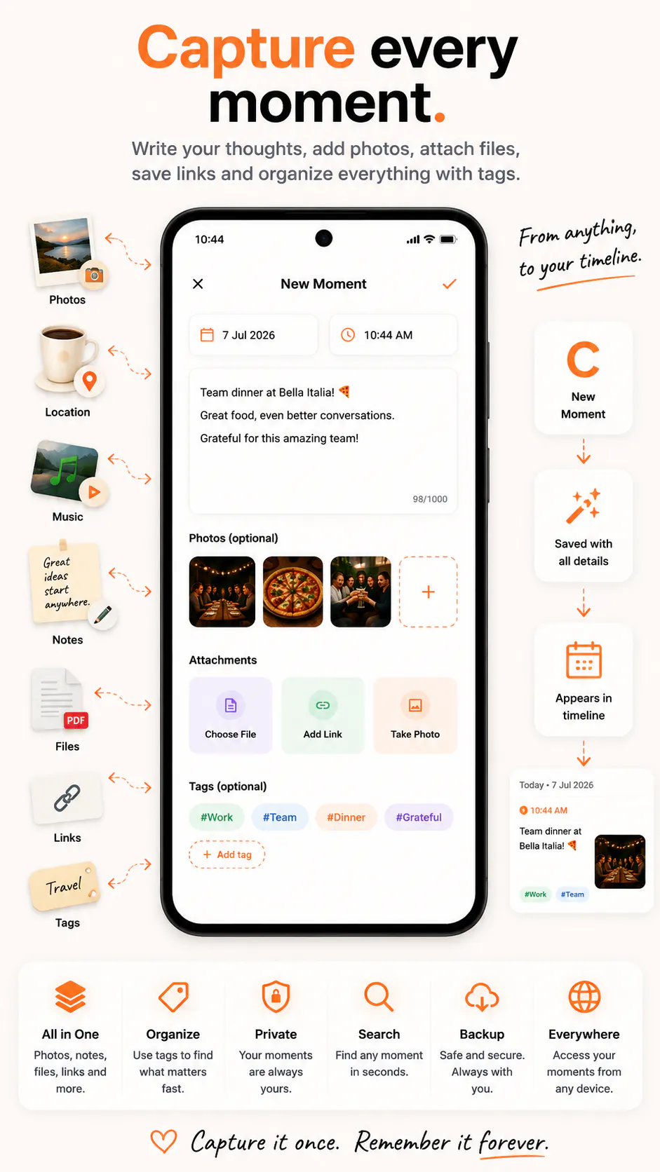Chrono – Your Personal Life Timeline gallery image