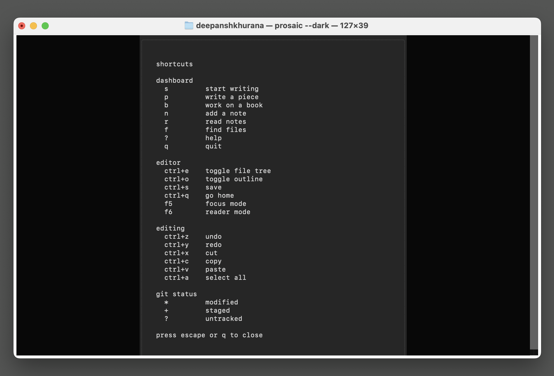 Prosaic - Screenshot 4 showing product features and functionality