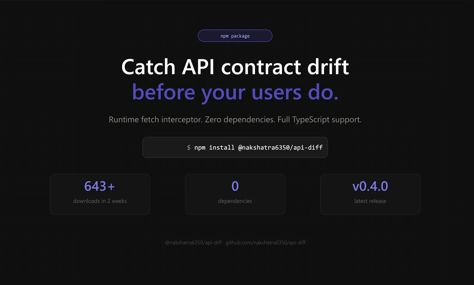 api-diff screenshot 1