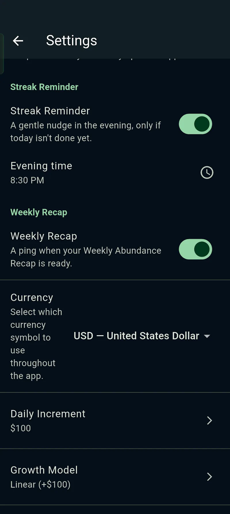 Abundance Wallet screenshot 8