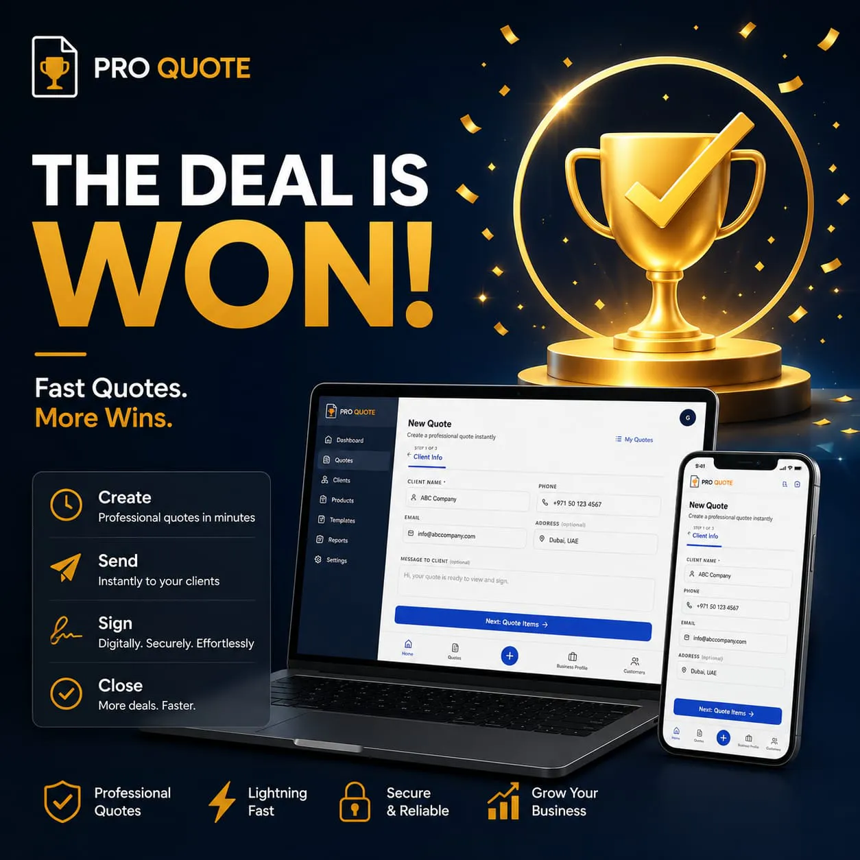 ProQuote — Quotes with E-Signature  gallery image