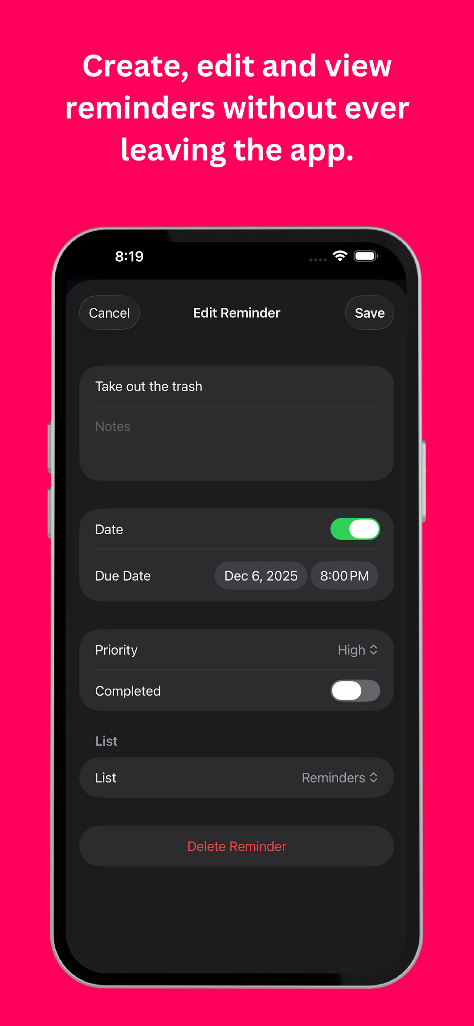 Eventual Calendar screenshot 3
