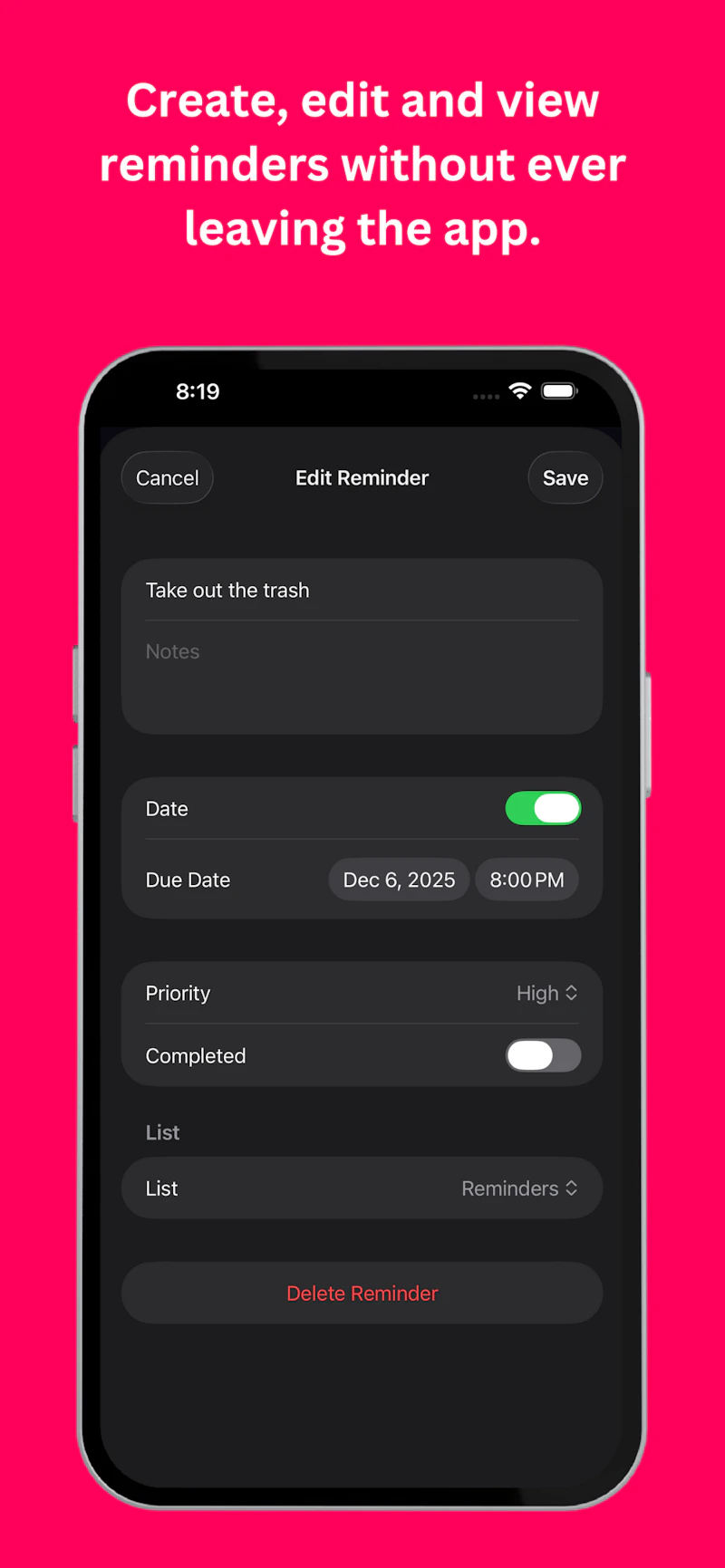 Eventual Calendar screenshot 3