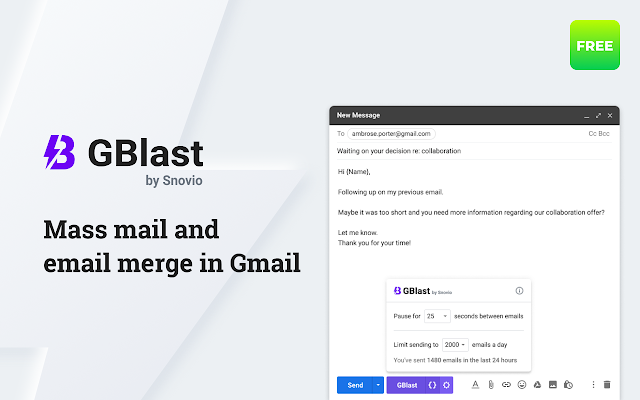 Mass email merge in Gmail gallery image