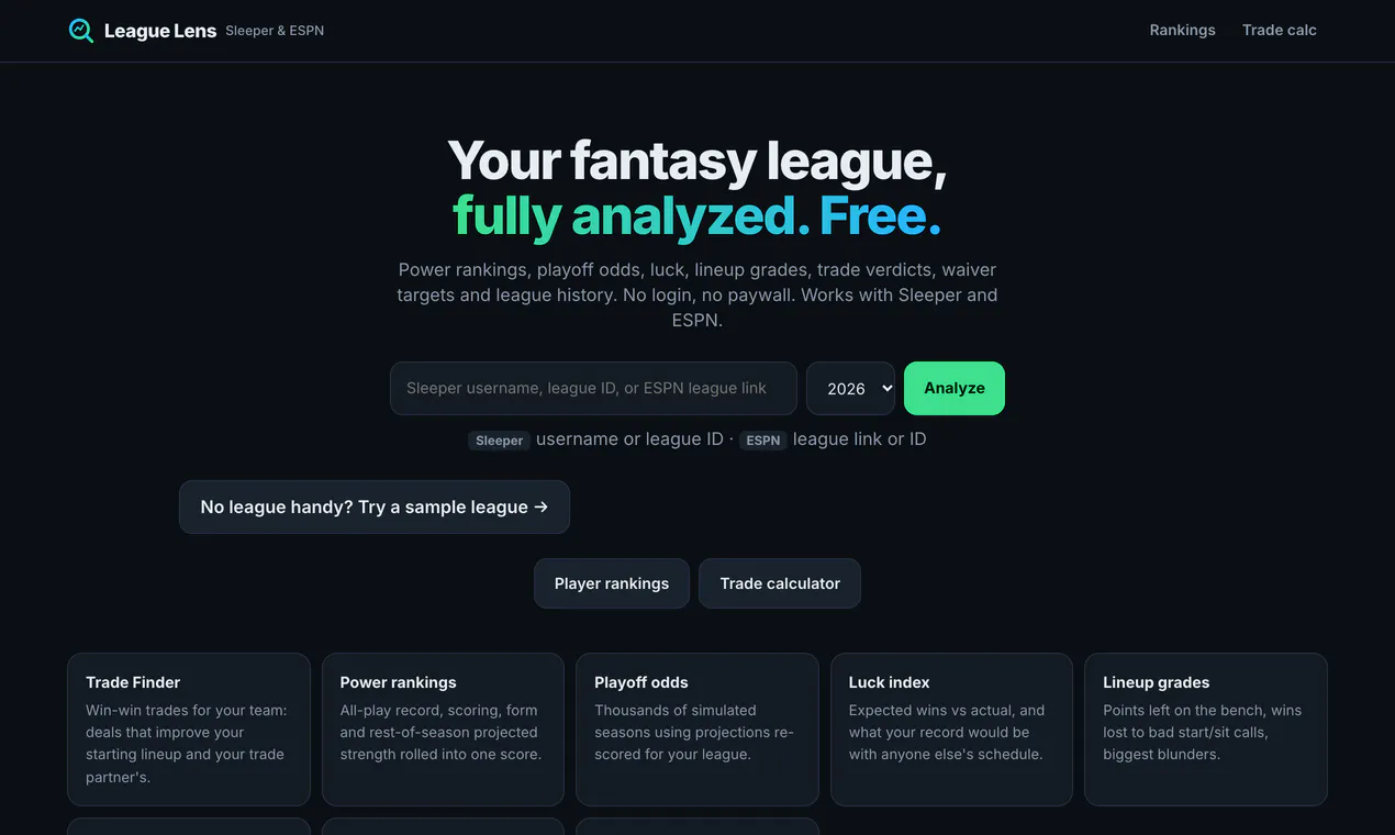 League Lens gallery image