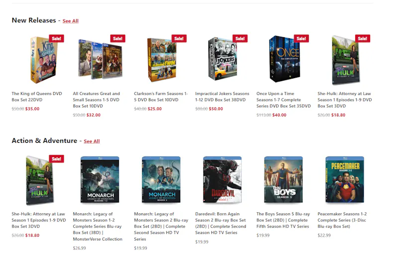 DVD Wholesale Shop screenshot 2