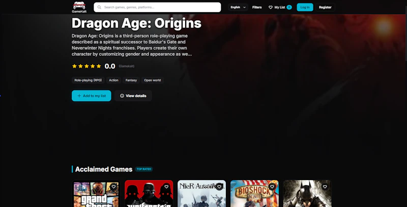 Gamekalt screenshot 2