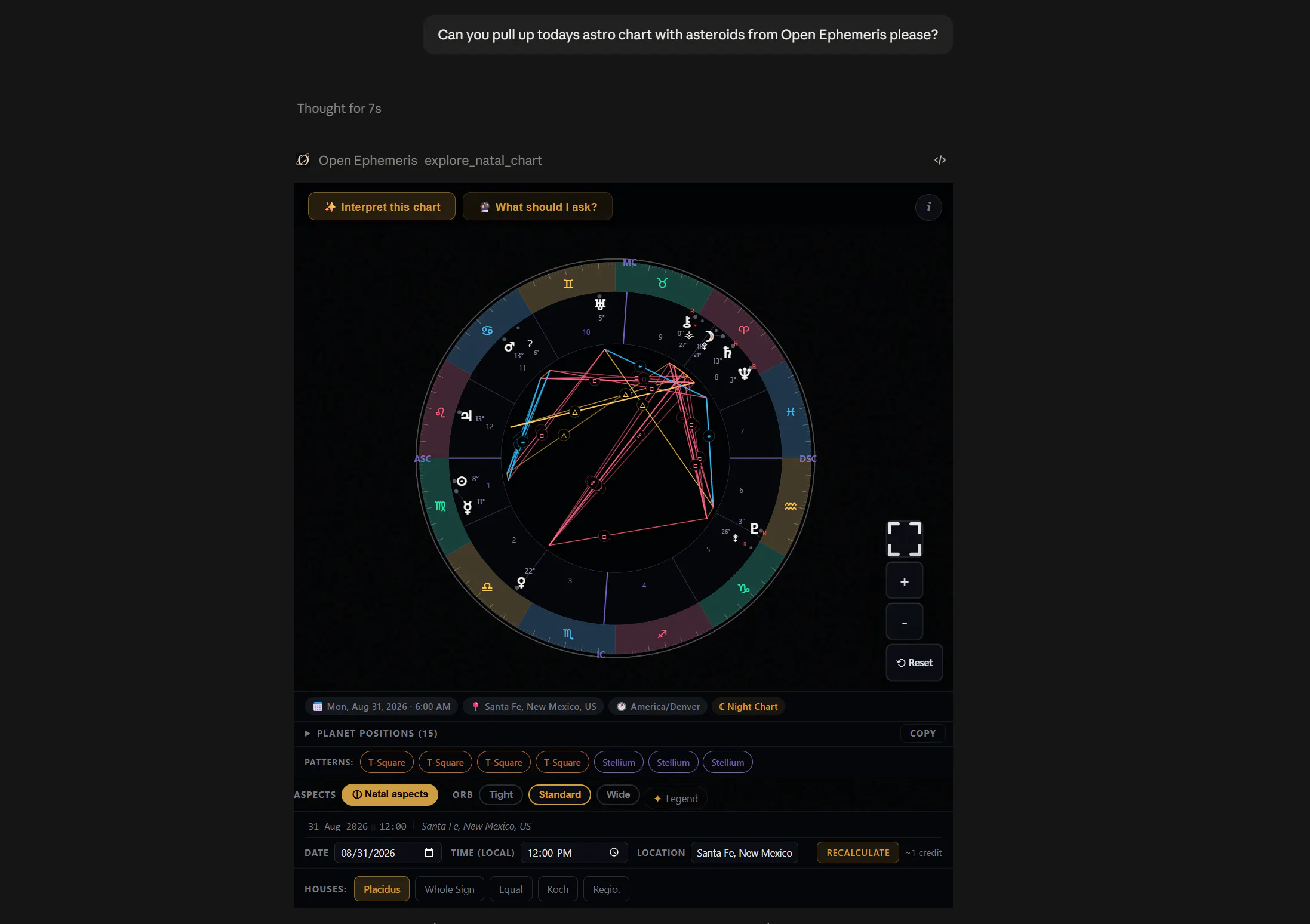 OpenEphemeris gallery image