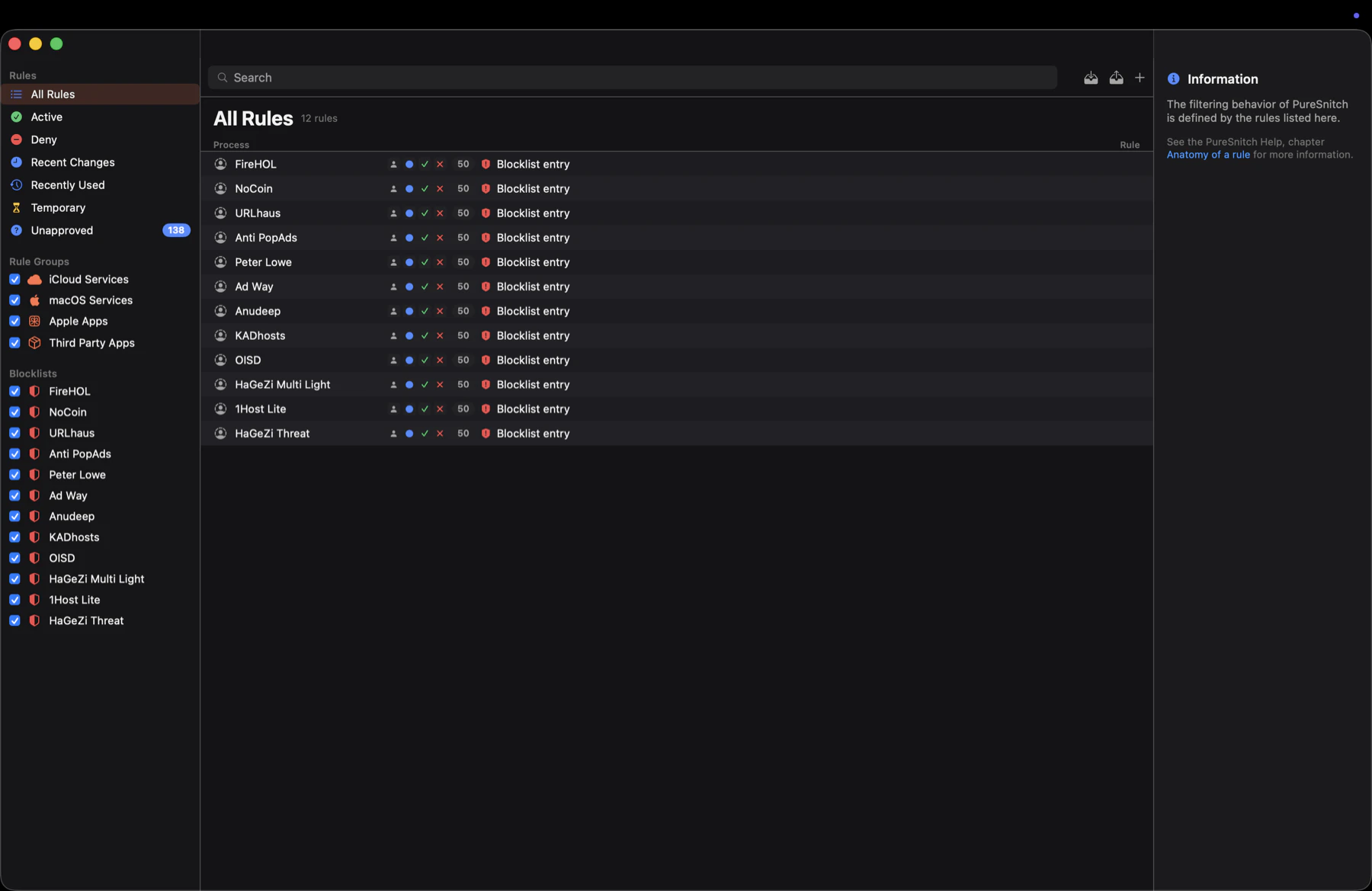 PureSnitch screenshot 2