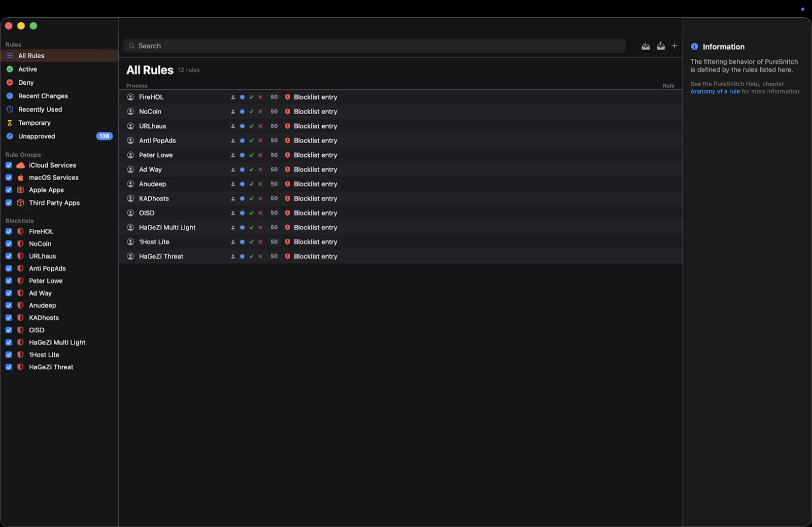 PureSnitch screenshot 2