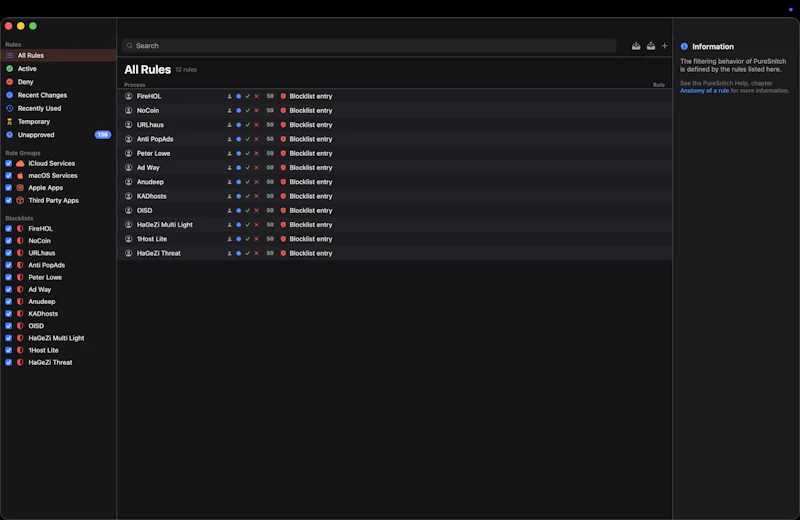 PureSnitch screenshot 2