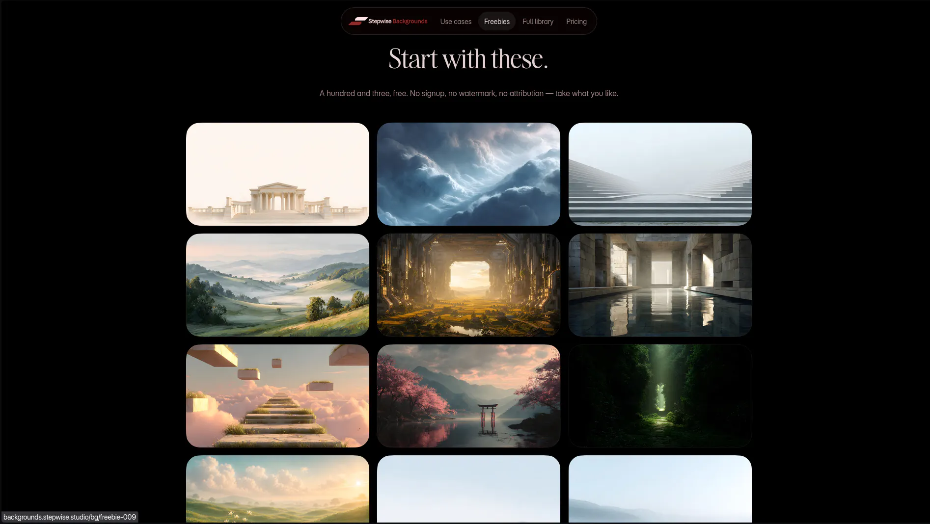 Stepwise Backgrounds gallery image
