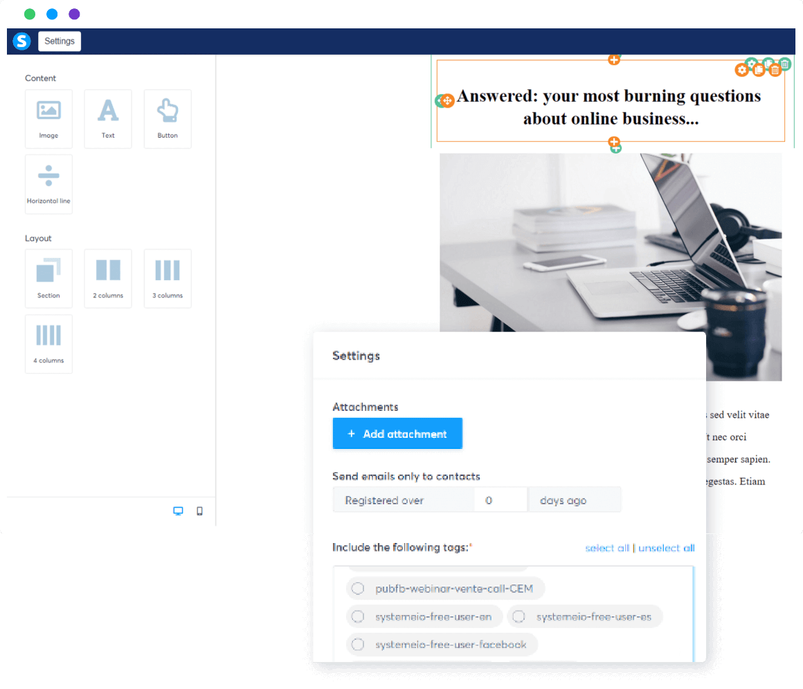 Systme.io media 3