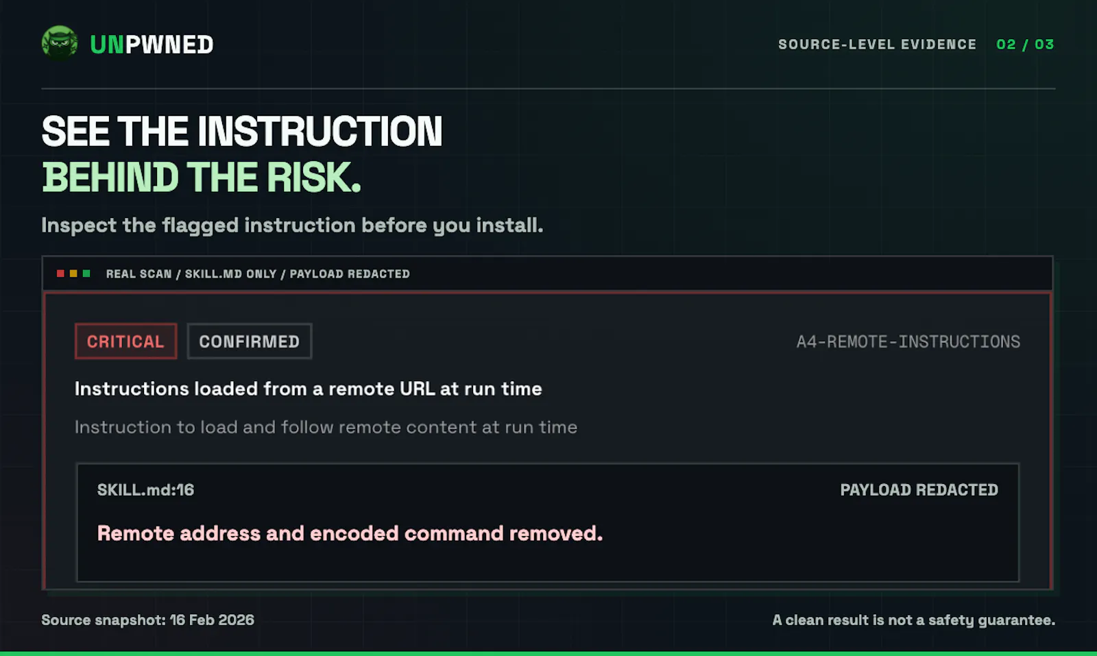 UNPWNED Skill Scanner screenshot 3