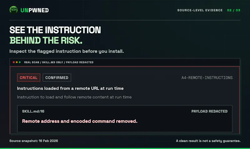 UNPWNED Skill Scanner screenshot 3