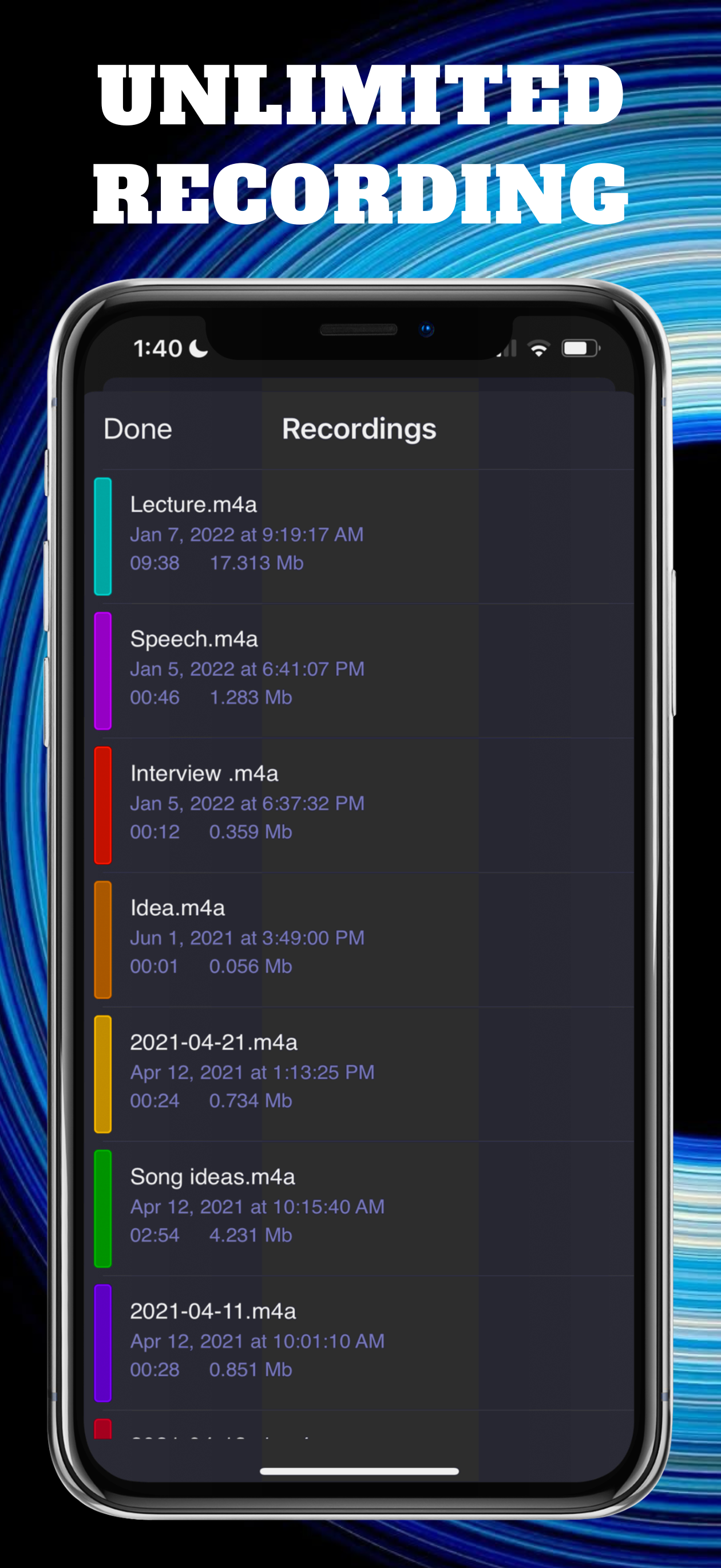 Hear Boost: Recording Ear Aid - Screenshot 3 showing product features and functionality