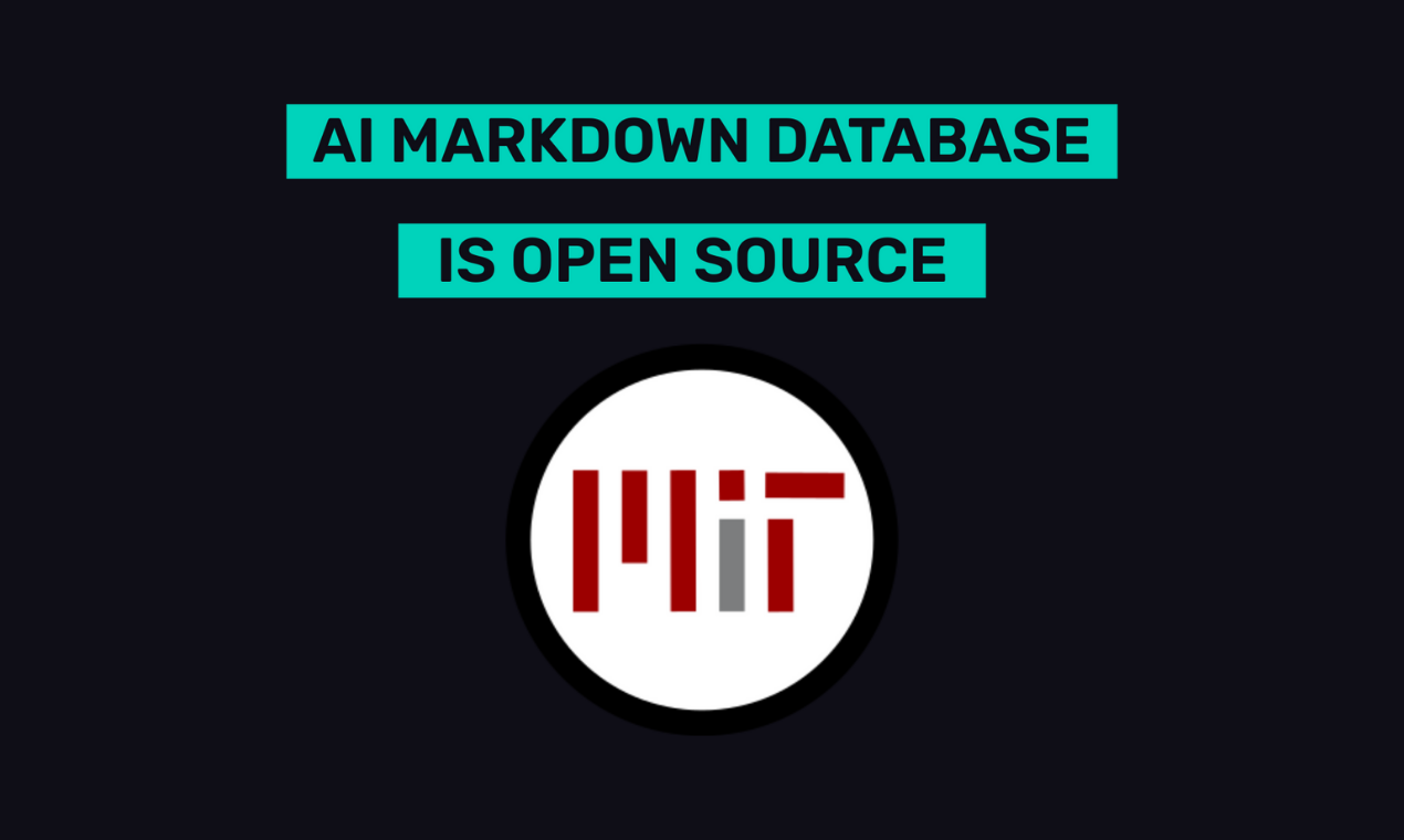 AI Markdown Database (MIT) gallery image