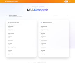 Quick NBA stats access with AI Analysis gallery image
