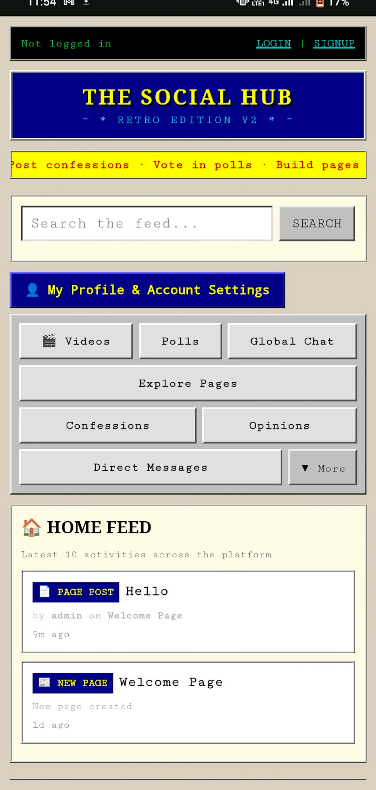 The Social Hub screenshot 1