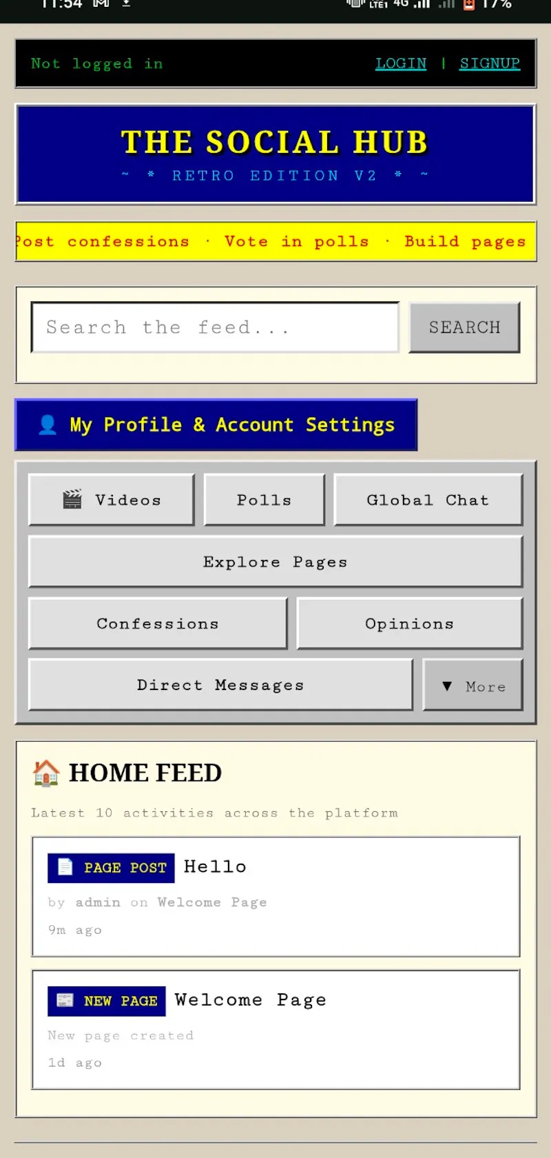 The Social Hub screenshot 1