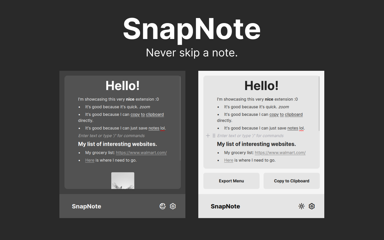SnapNote media 3