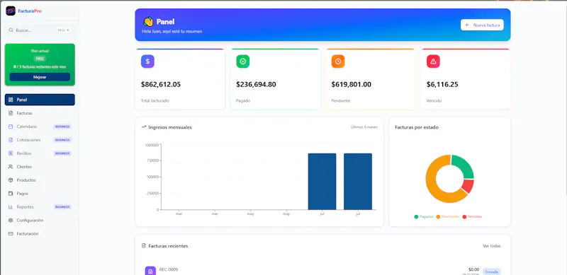 FacturaPro screenshot 2