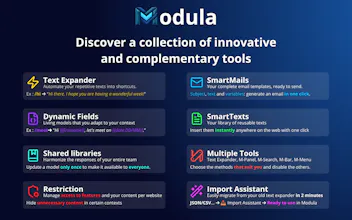 Modula — Text Expander & Mail Templates gallery image