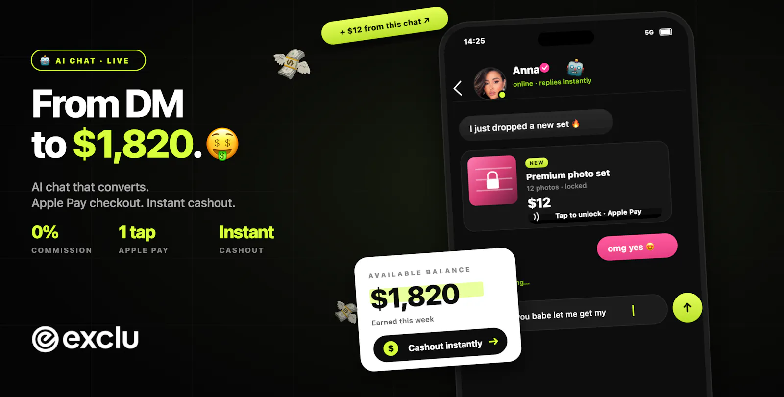 Creator monetization platform screenshot 1