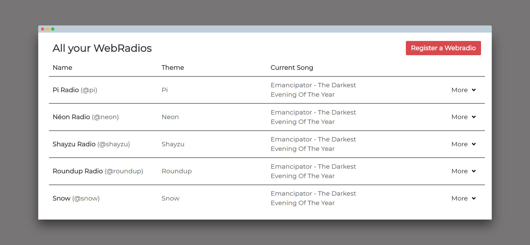 WebRadio.io gallery image