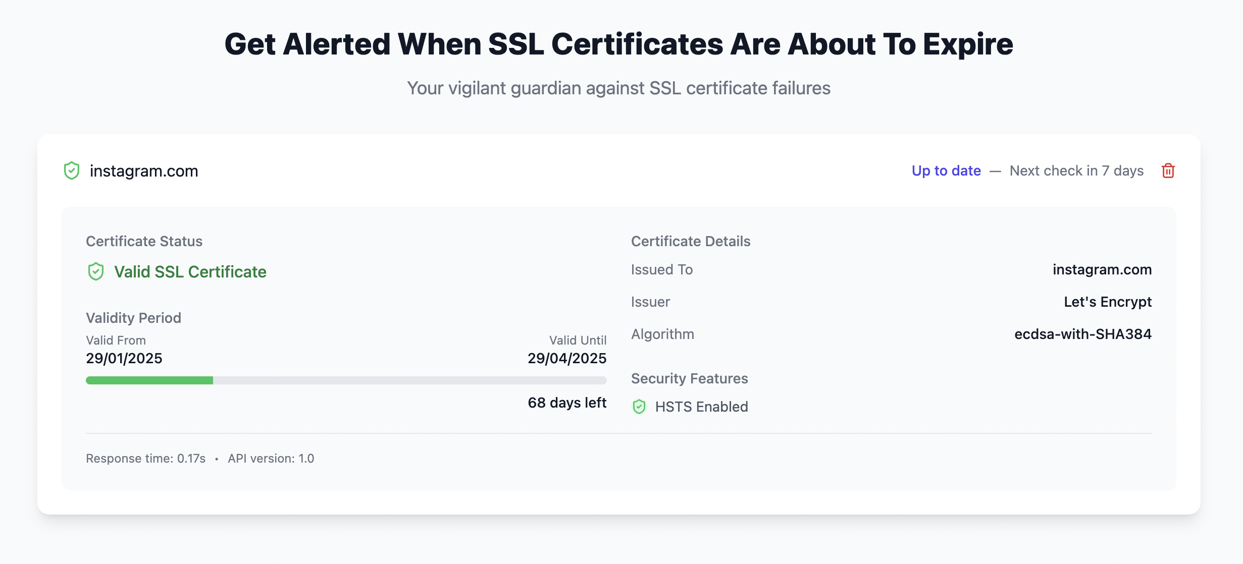 Certcobra - Word gewaarschuwd wanneer SSL -certificaten op het punt staan te vervallen media 1