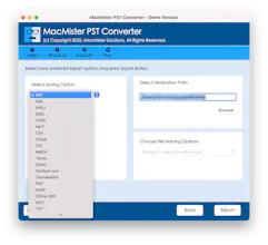 MacMister PST Converter for Mac gallery image