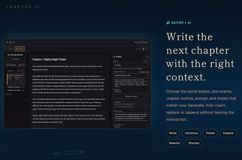 NovelHane screenshot 3