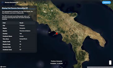 Reverse Geocoding API gallery image