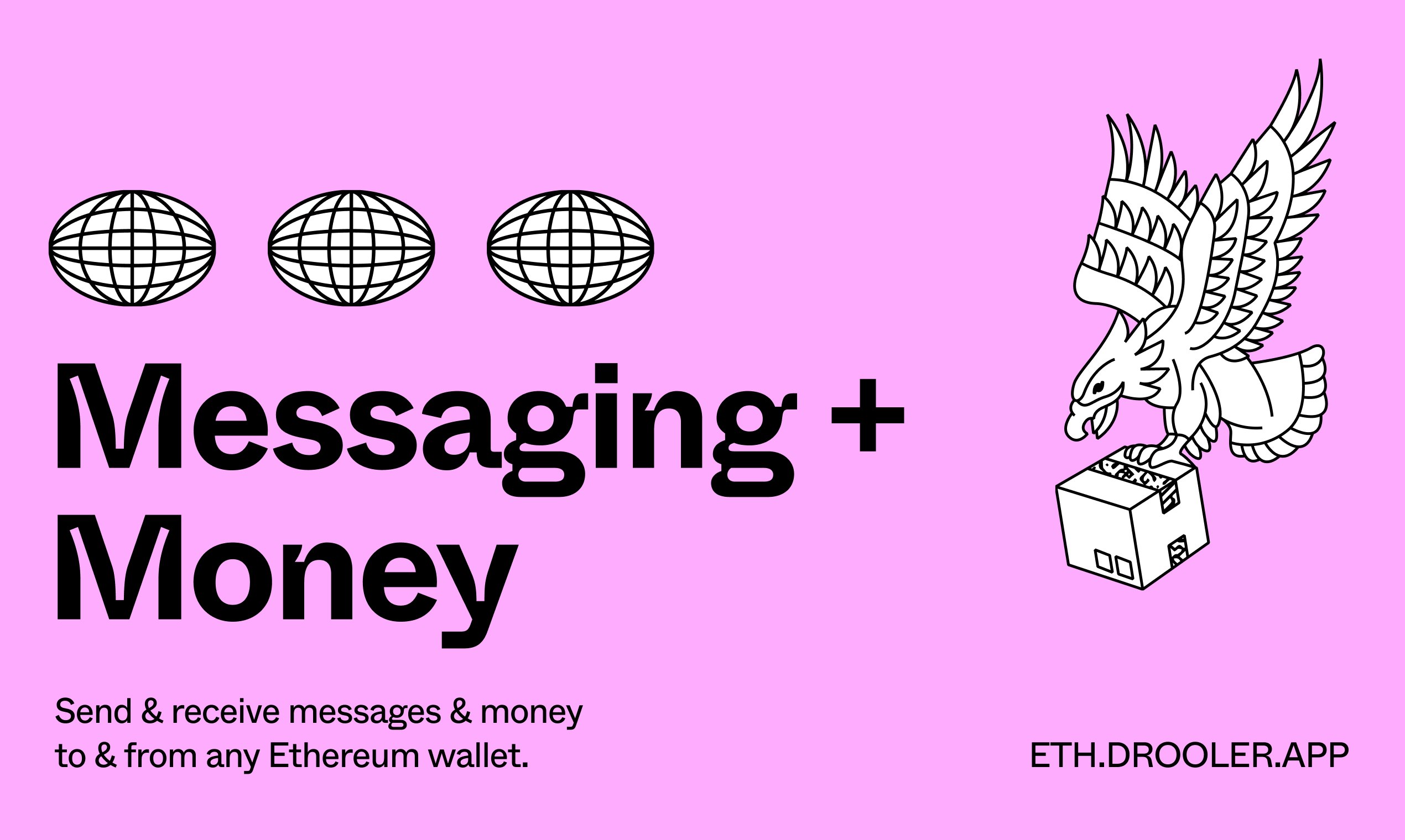 Ethereum Wallet - Send & receive messages & money to & from any $ETH address. media 2