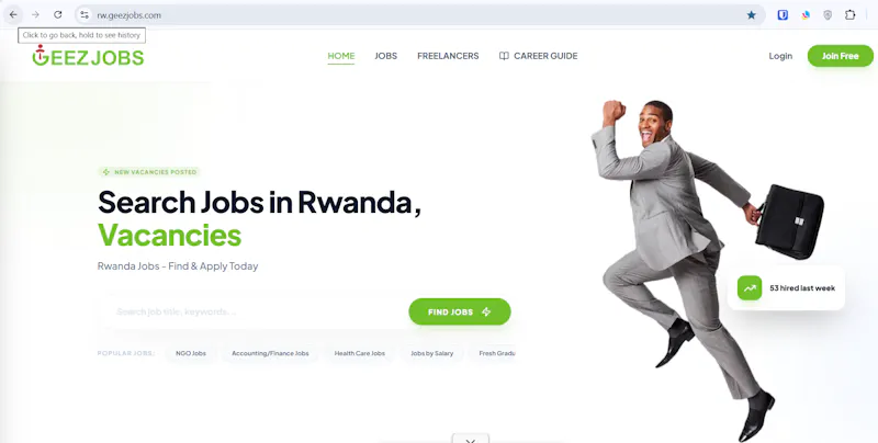 Geez Jobs Rwanda screenshot 1