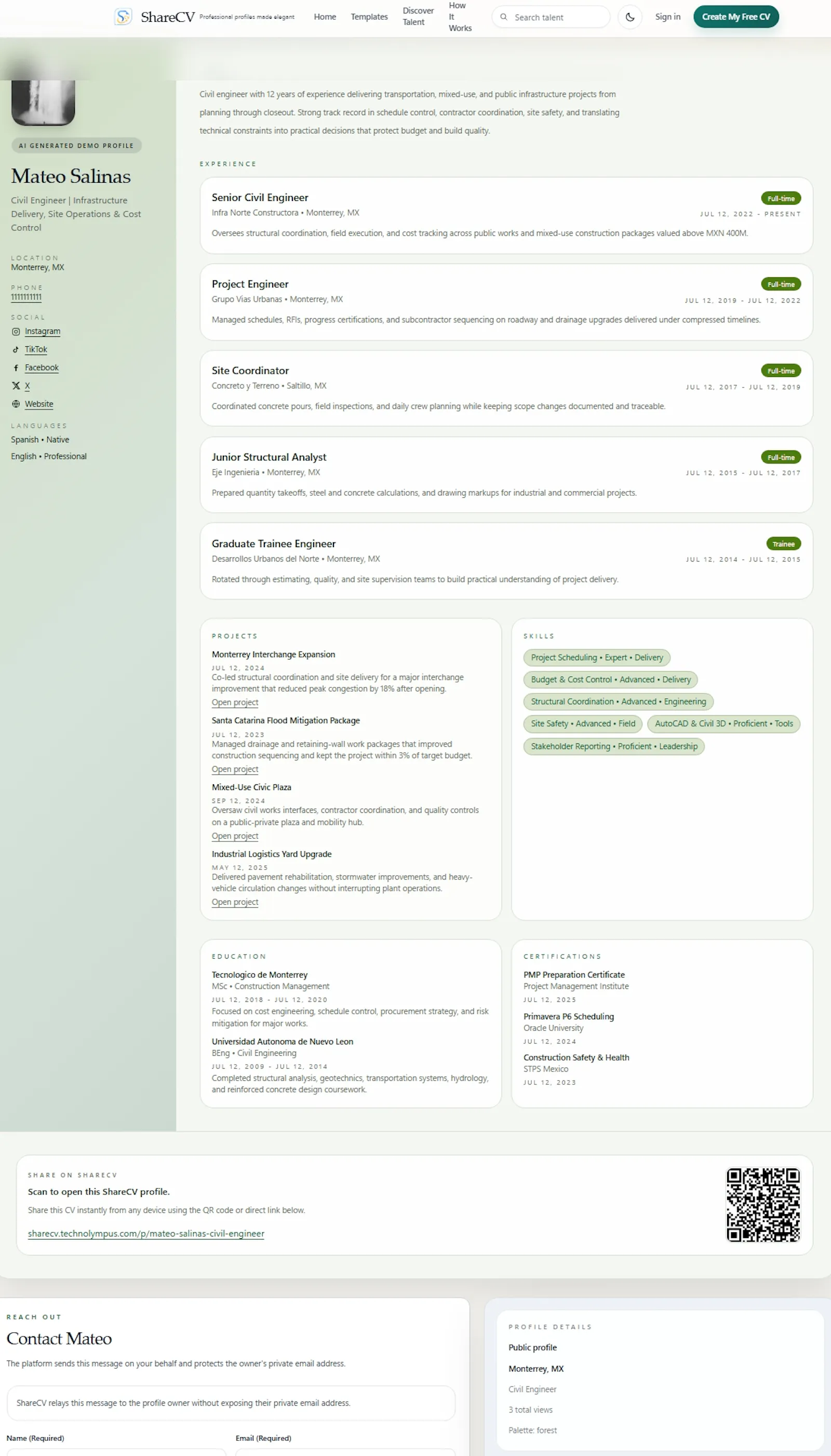ShareCV - Build your portfolio screenshot 4