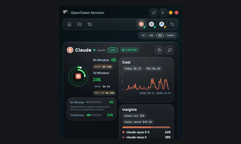 OpenToken Monitor screenshot 4