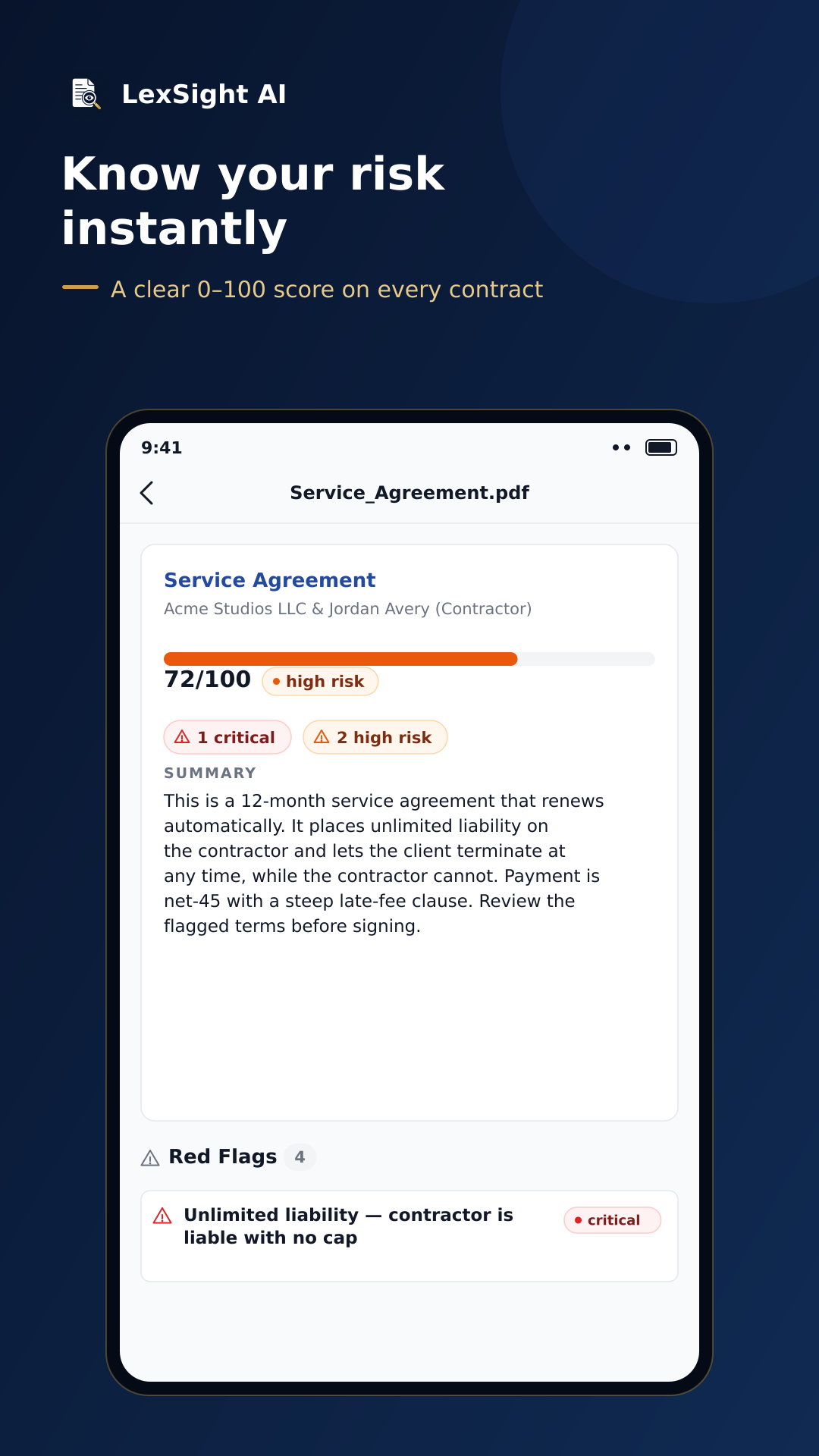 Contract Analyzer gallery image