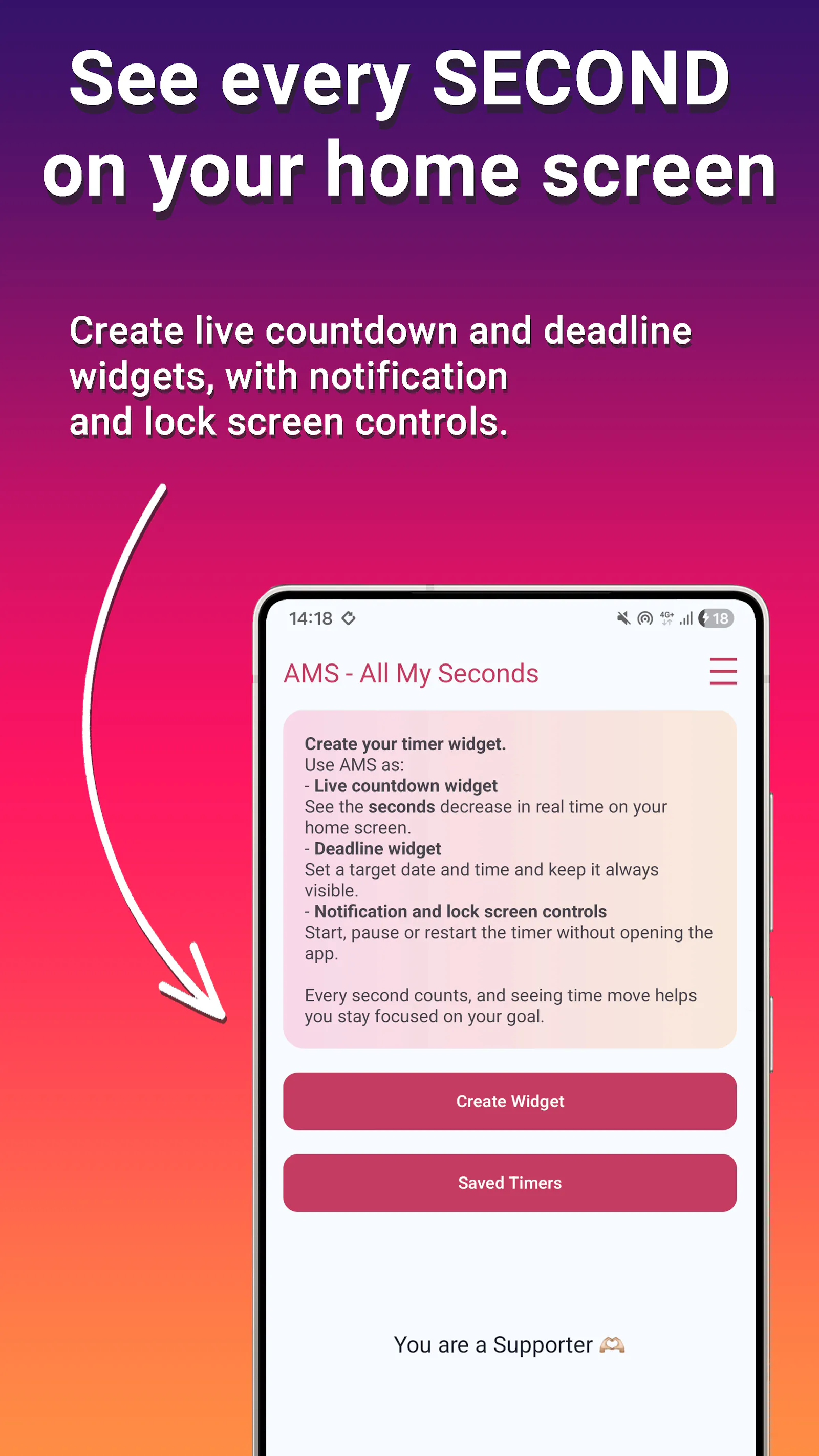All My Seconds – Live Countdown Widget screenshot 5