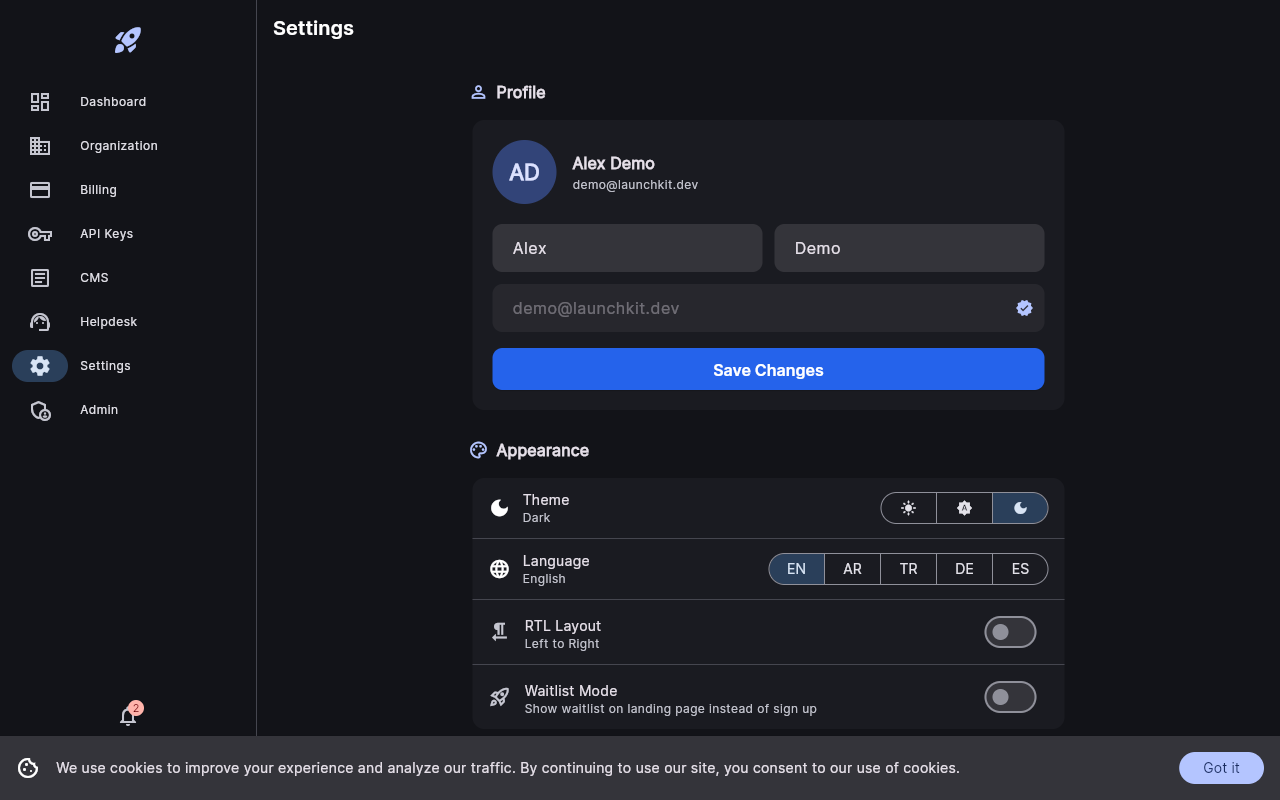 LaunchKit gallery image