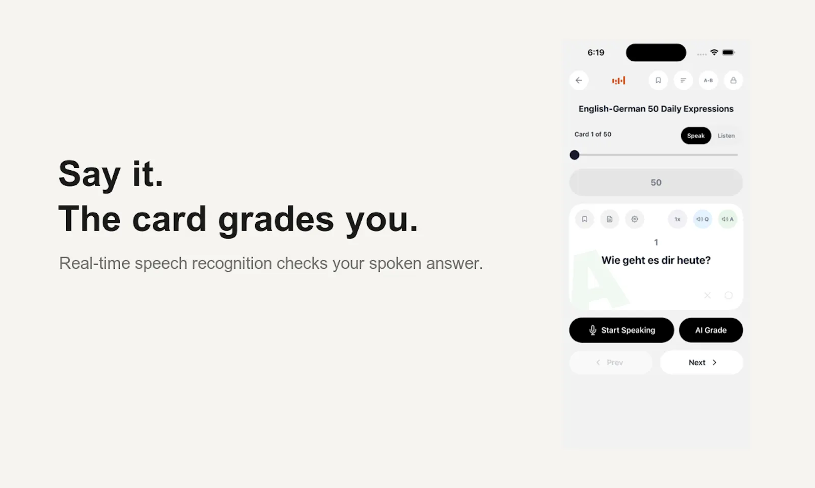 VoiceCards screenshot 2