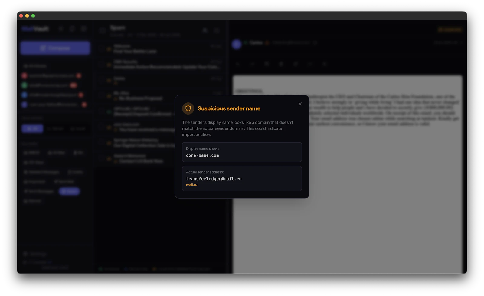 MailVault screenshot 4