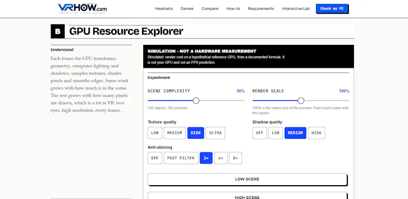VRHow: VR Compatibility & Tools. screenshot 9