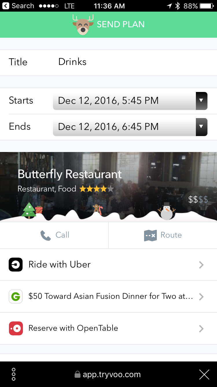 Voo Plan for Kik gallery image
