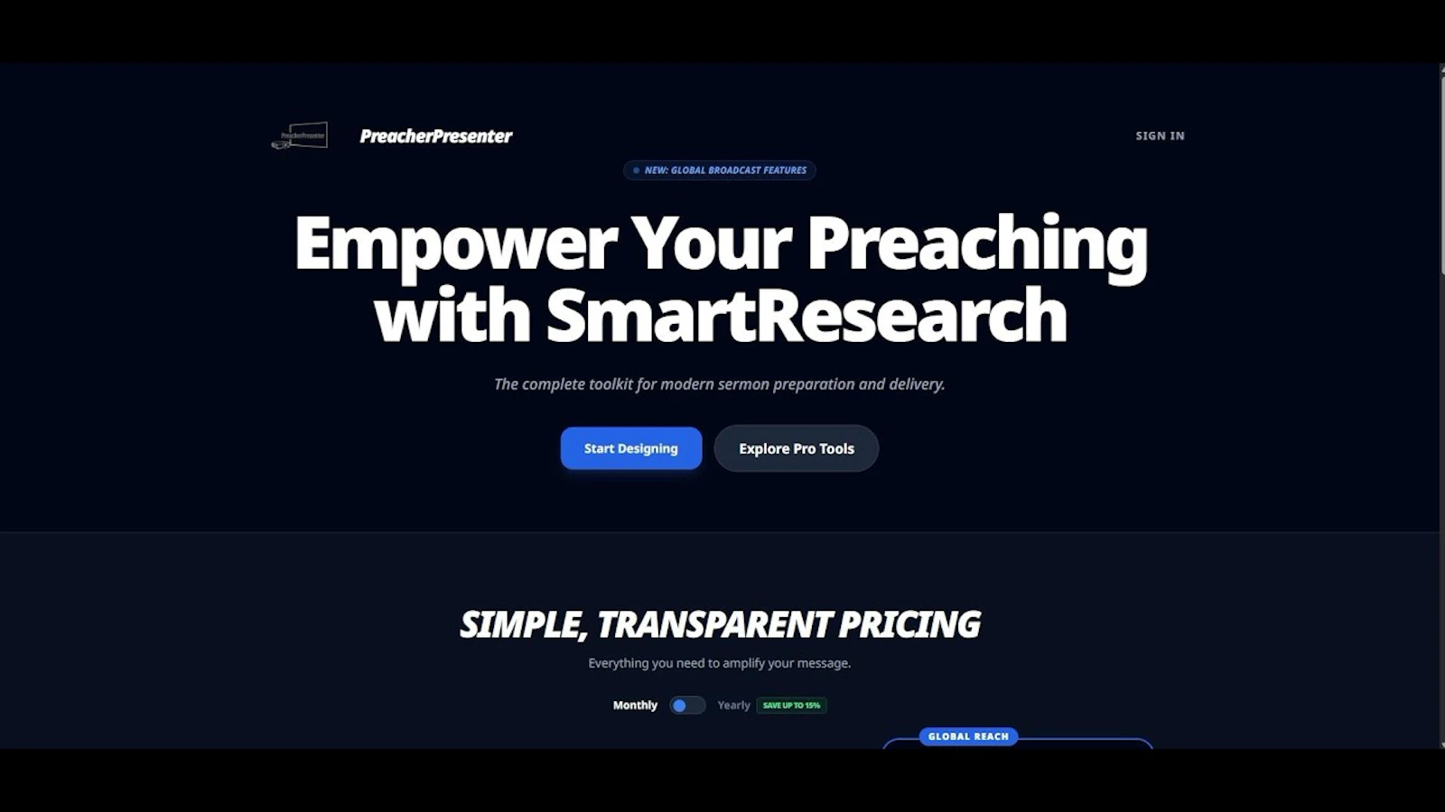 PreacherPresenter screenshot 1 (video preview)